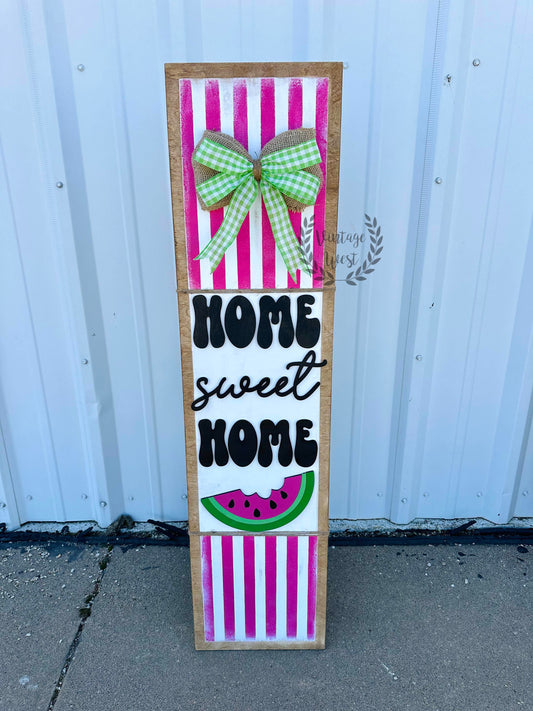 4ft Watermelon Themed Porch Leaner
