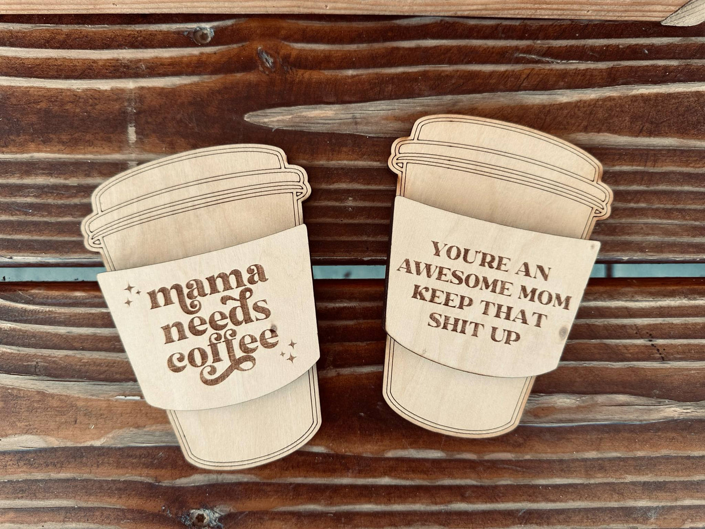 Mother's Day Coffee Cup Gift Card Holder