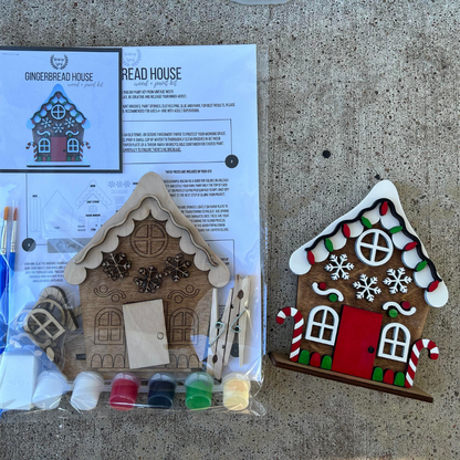 Gingerbread House - DIY Paint Kit