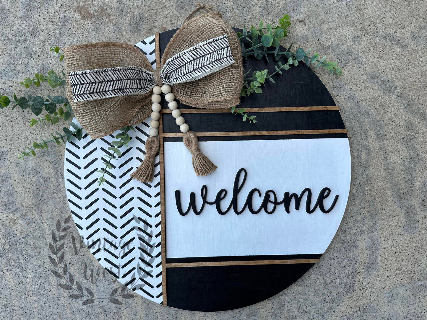 "Boho Welcome" Door Hanger