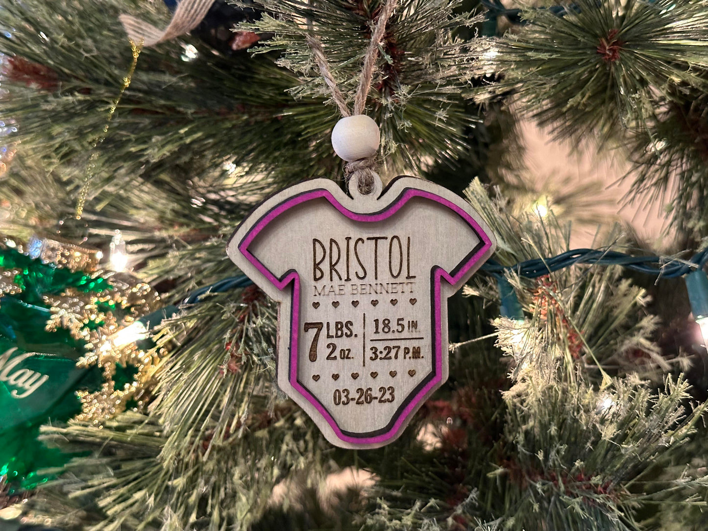 Custom Onesie Ornament