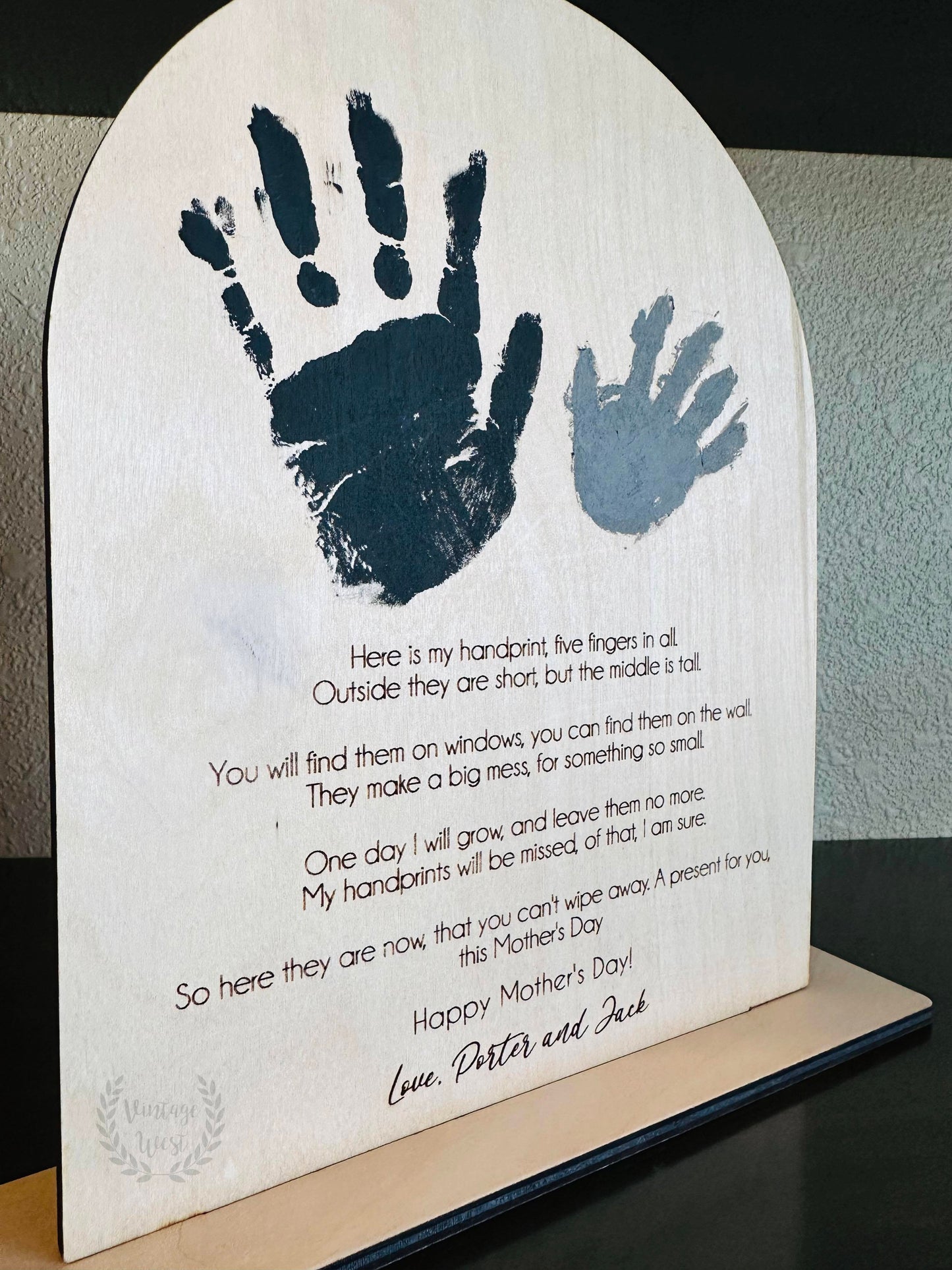 Mother's Day Handprints Sign