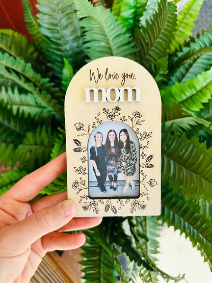 floral love you photo magnet