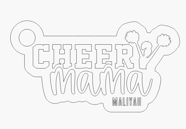 Sport Bag Tag - Mama