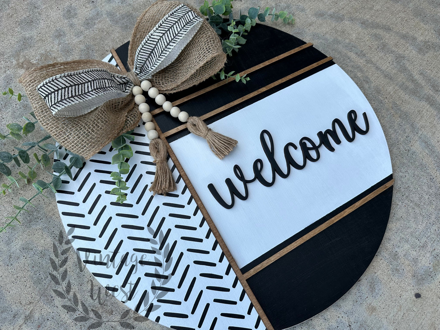 "Boho Welcome" Door Hanger