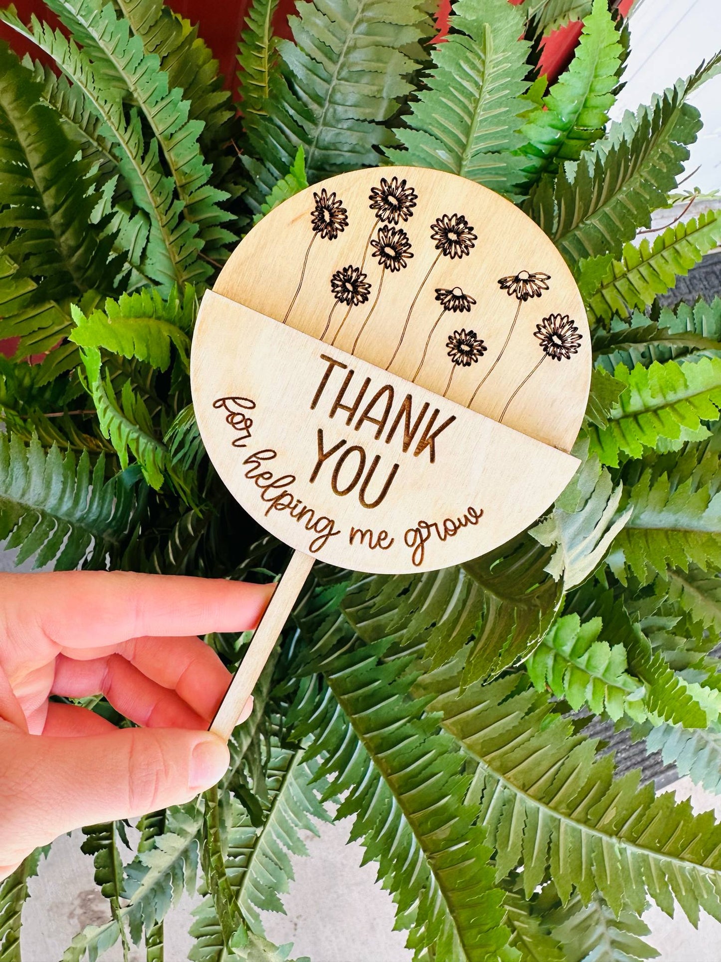 Thank you for helping me grow plant stake