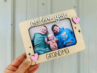 4x6 love you custom frame