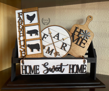 "Home Sweet Home Farmhouse" Insert/Bundle