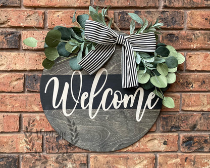 "Welcome" Door Hanger