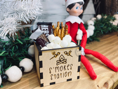 "S'mores Station" Wooden Box