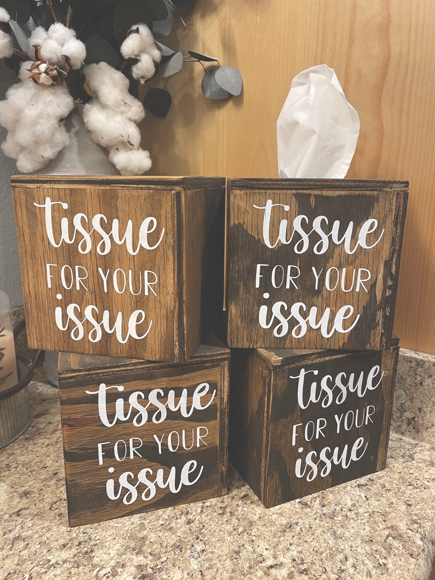 Custom Tissue Box Covers – Vintage West